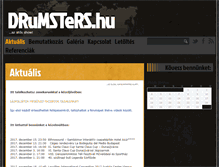 Tablet Screenshot of drumsters.hu